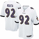 Nike Men & Women & Youth Ravens #92 Ngata White Team Color Game Jersey,baseball caps,new era cap wholesale,wholesale hats